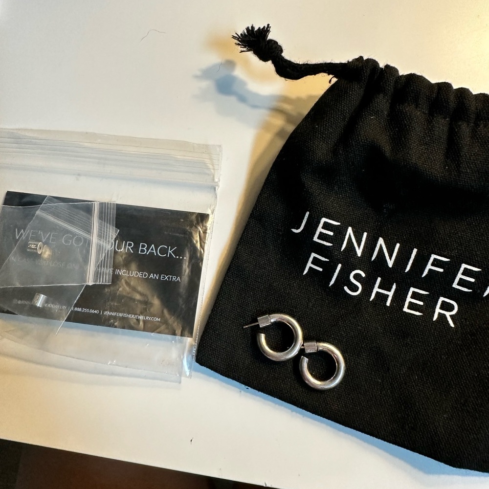 jennifer fisher mini hoops (lilly huggies)